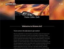 Tablet Screenshot of octaneart.ca
